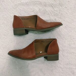 Brown Leather Women's Ankle Boots